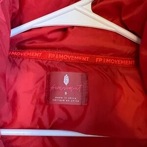 In A Bubble Puffer Vest • Free People Movement • Size Small, oversized